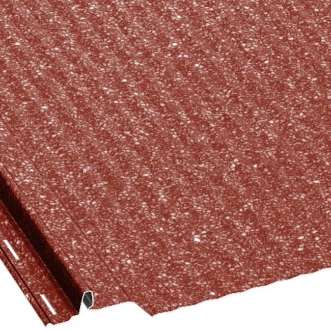 Rood - Felsplaten Retro Micro Ribs Panel. Felsplaten Met Retro Look.