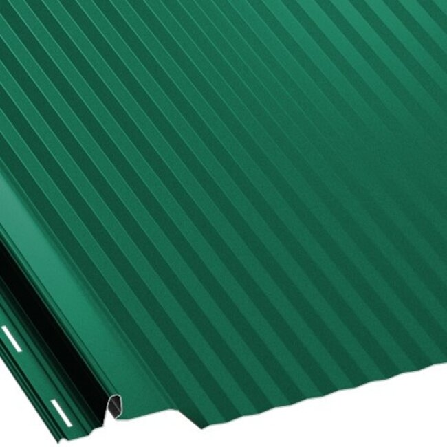 Groen - Felsplaten Retro Micro Ribs Panel. Felsplaten Met Retro Look.