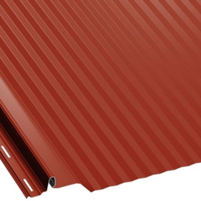 Rood - Felsplaten Retro Micro Ribs Panel. Felsplaten Met Retro Look.