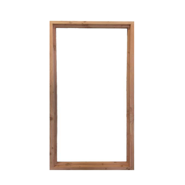 Dichte deur met douglas kozijn XXL extra breed