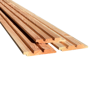 Van Gelder Hout Douglas Triple Rhombus Gevelbekleding 19x140 mm