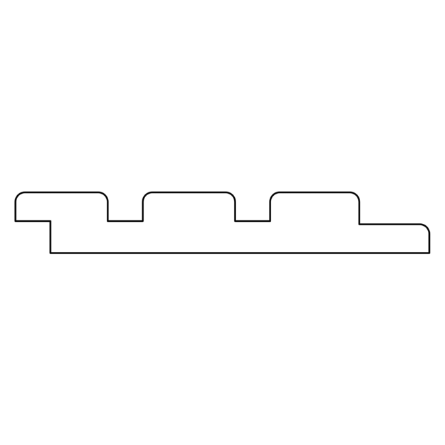 Douglas Triple Rhombus Gevelbekleding 19x140 mm