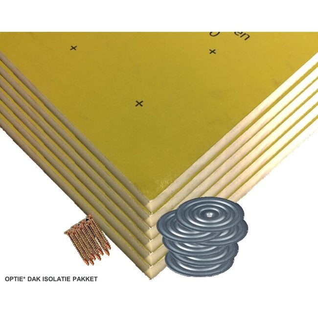 Douglas Overkapping 400x350 cm / 4x3,5 m | Materialenpakket | Robuust | Zwart Geïmpregneerd