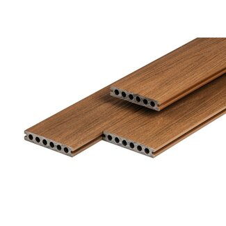 Tuindeco PuraShield Semi-Massief Composiet Vlonderplank Teak 23x138mm