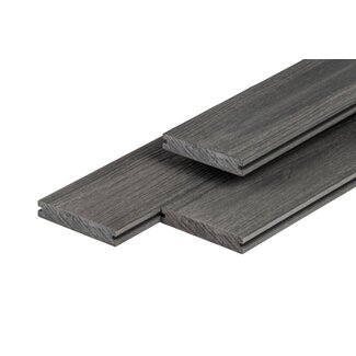 Tuindeco PuraShield Massief Composiet Vlonderplank Dark Grey 23x138mm