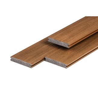 Tuindeco PuraShield Massief Composiet Vlonderplank Teak 23x138mm