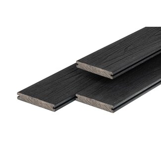 Tuindeco PuraShield Massief Composiet Vlonderplank Ebony Black 23x138mm