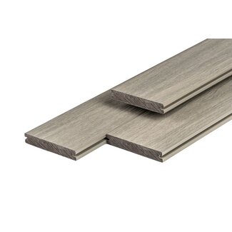 Tuindeco PuraShield Massief Composiet Vlonderplank Light Grey 23x138mm