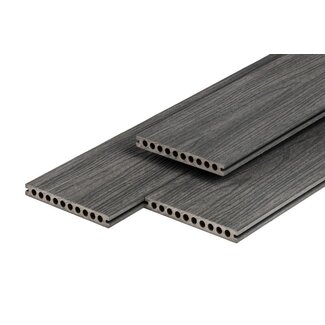 Tuindeco PuraShield Semi-Massief Brede Composiet Vlonderplank Dark Grey 23x210mm