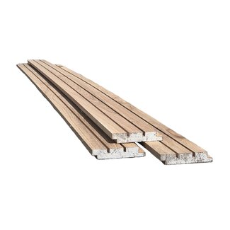 Van Gelder Hout Eiken Triple profiel | Eiken wandbekleding