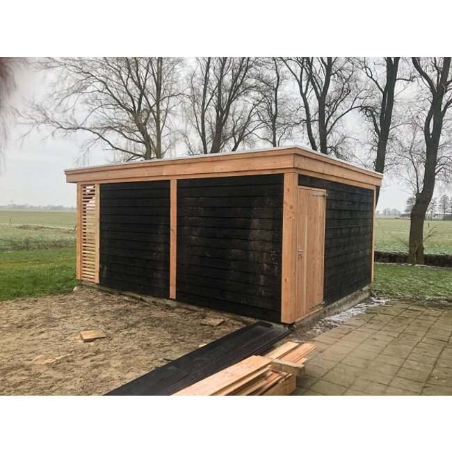 Moderne overkapping op maat Rouveen