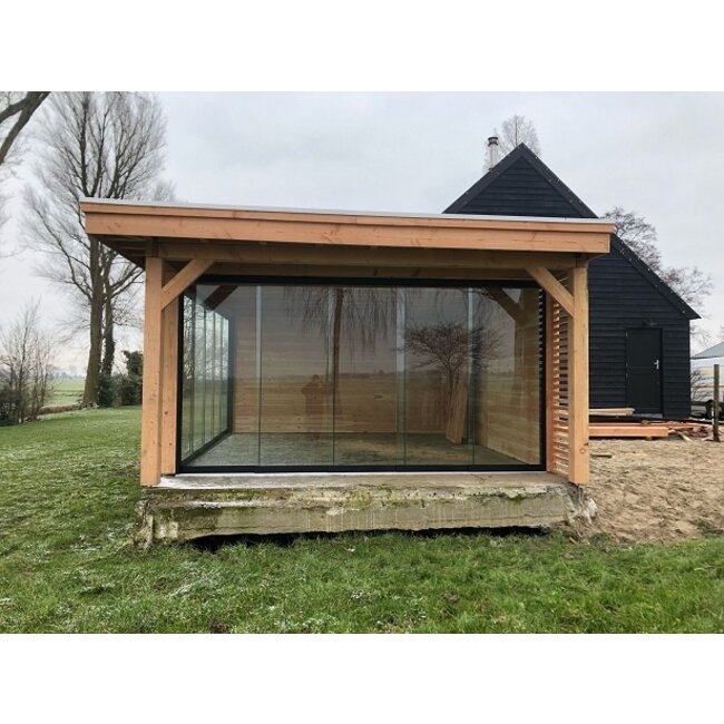 Moderne overkapping op maat Rouveen