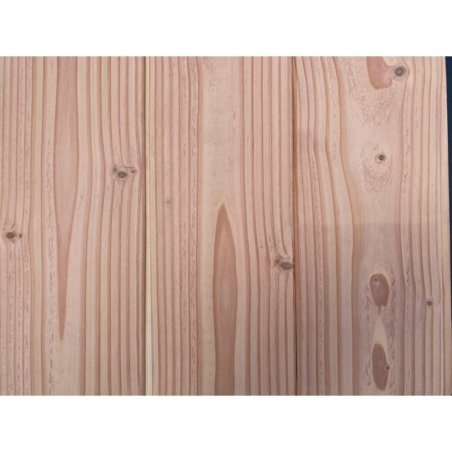 Douglas halfhouts vellingdelen 18 x 150 mm (1.8 x 15 cm) Geschaafd  | Dakbeschot