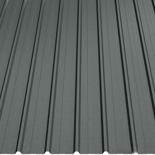 Grafiet Grijs - Damwand platen T12 Damwand platen van 12 mm dik - 1080 mm