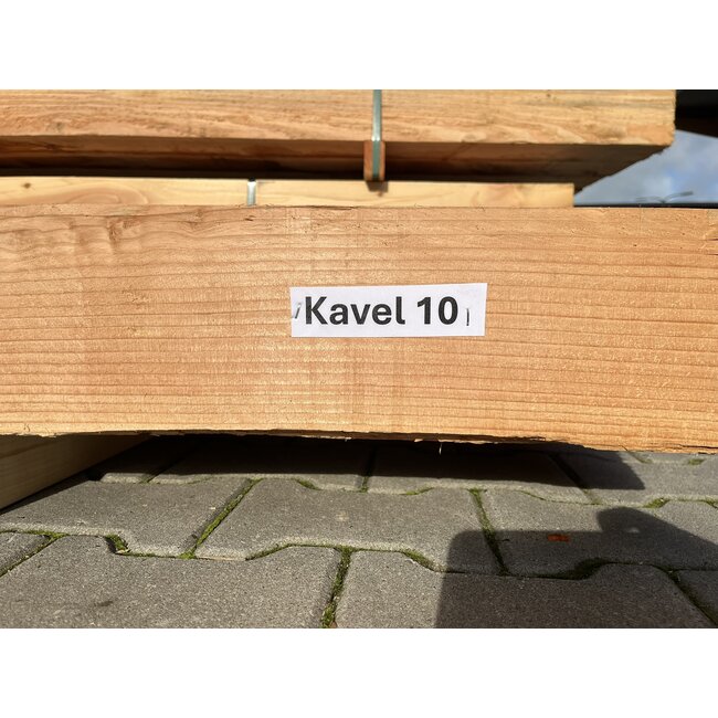 Bundel 10 - Douglas Balken 150x150x2500 mm