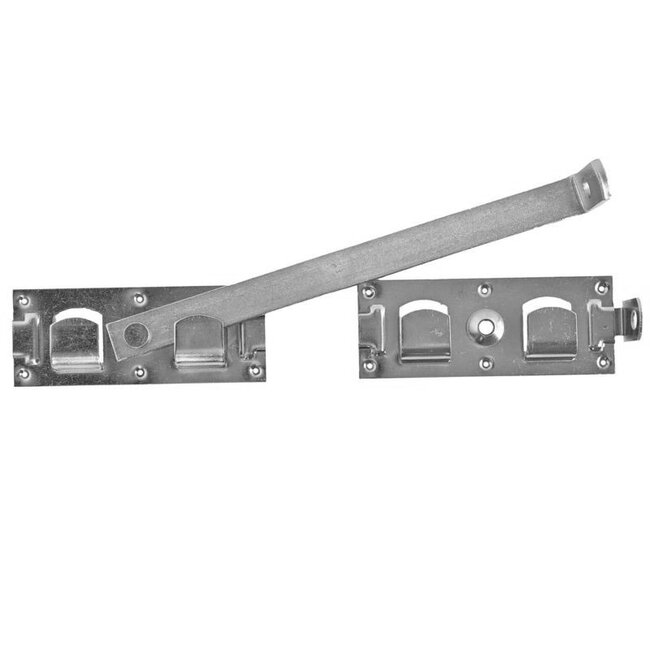 Overslaggrendel voor afsluiten poort of hekwerk