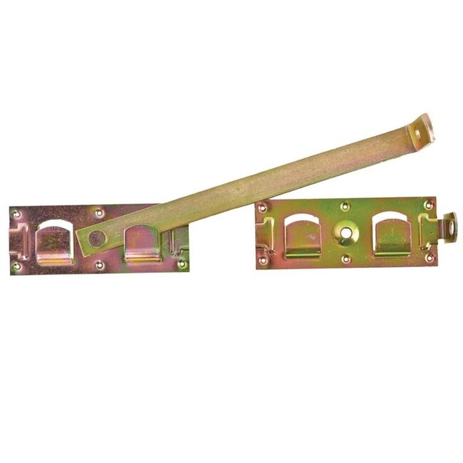 Overslaggrendel voor afsluiten poort of hekwerk