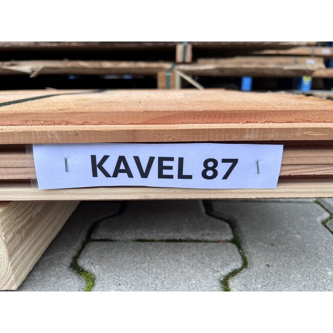 Bundel 87 - Douglas Sponningplank onbehandeld 2500mm