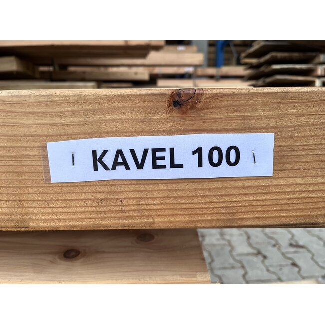 Bundel 100 - Douglas Balken 110x110x5000 mm