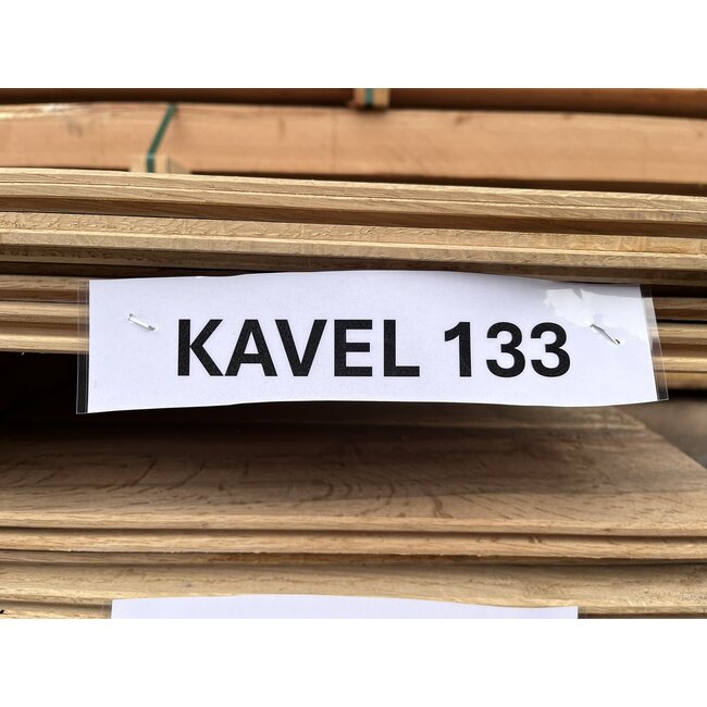 Bundel 133 - Eiken Vellingdeel 130wb 2500 mm