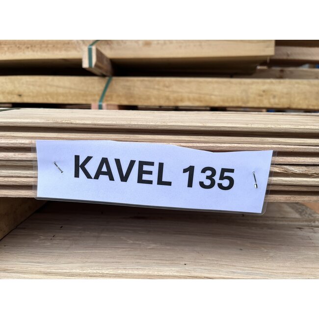 Bundel 135 - Eiken Vellingdeel 130wb 2500 mm
