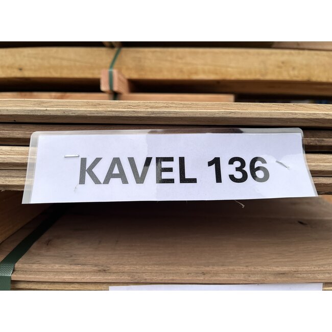 Bundel 136 - Eiken Vellingdeel 130wb 2500 mm