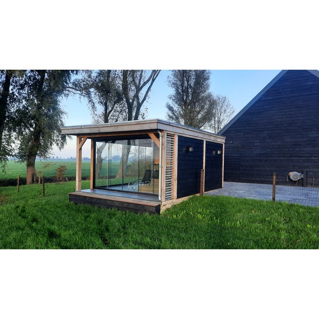 Moderne overkapping op maat Rouveen