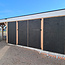 Douglas schuur met overkapping en carport Wedde