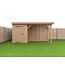 Douglas Overkapping Met Schuur 500x300 cm | 5x3 m Bouwpakket | Robuust