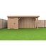 Douglas Overkapping Met Schuur 600x300 cm | 6x3 m Bouwpakket | Robuust