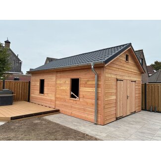 Van Gelder Hout Schuur met puntdak Genemuiden