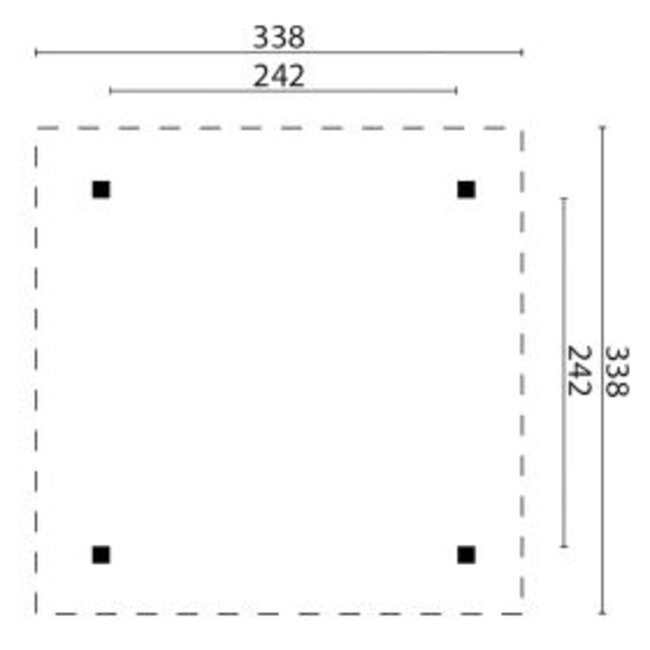 Zelfbouw Tuinprieel Tourist