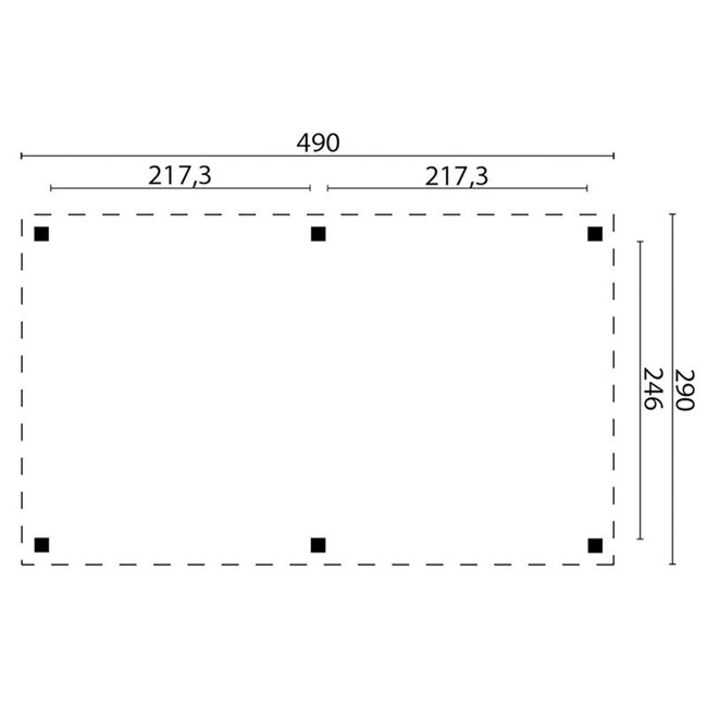 Prieel Grande | Ruime Tuin Overkapping
