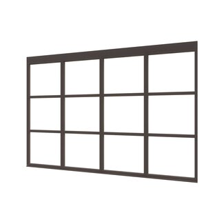 Van Gelder Douglas glaswand steellook 12vaks diverse maten