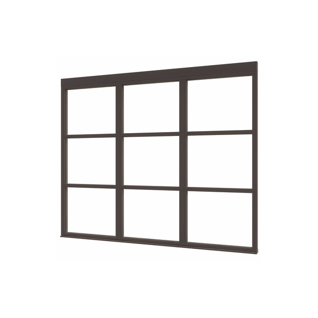 Douglas glaswand steellook 9vaks diverse maten