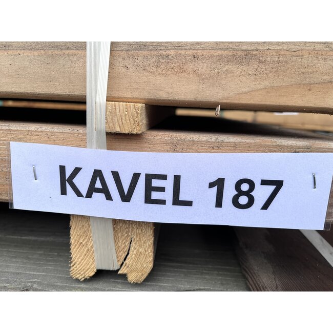 Bundel 187 - Douglas Balken 58x165x3000mm