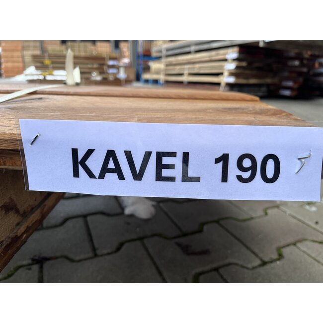 Bundel 190 - Eiken Vellingdeel 170wb 2000 mm