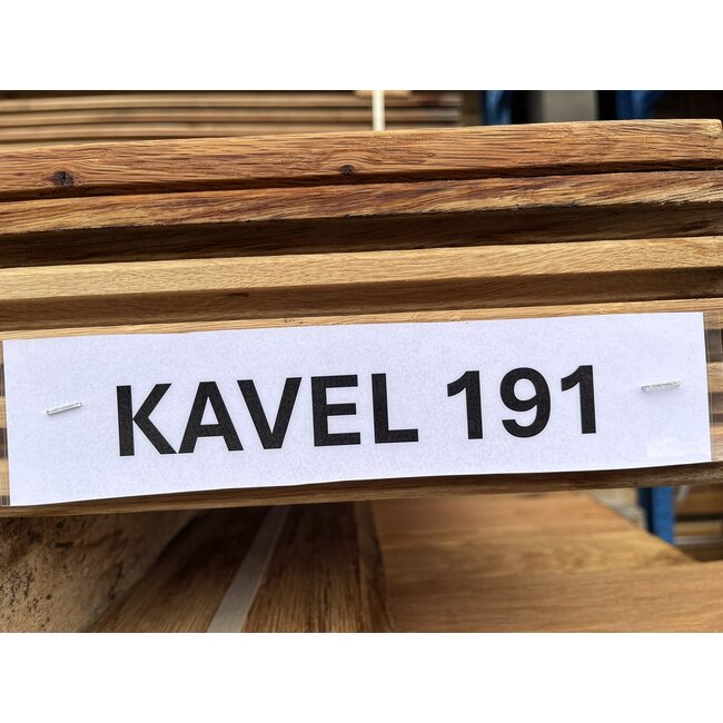Bundel 191 - Eiken Vellingdeel 170wb 2250 mm