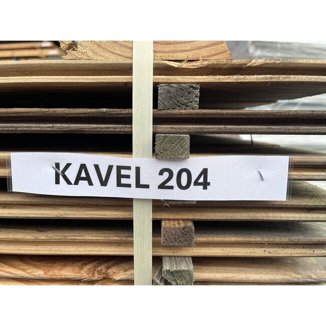 Bundel 204 - Douglas Vellingdeel 3000 mm