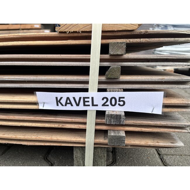 Bundel 205 - Douglas Vellingdeel 3000 mm