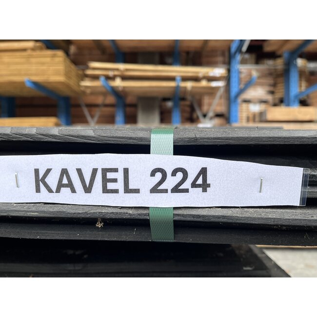 Bundel 224 - Douglas Sponningplank Zwart Gespoten 18-190mm 2500 mm