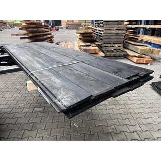 Kavel 228 - Douglas Sponningplank Zwart Gespoten 18-190mm 2500 mm