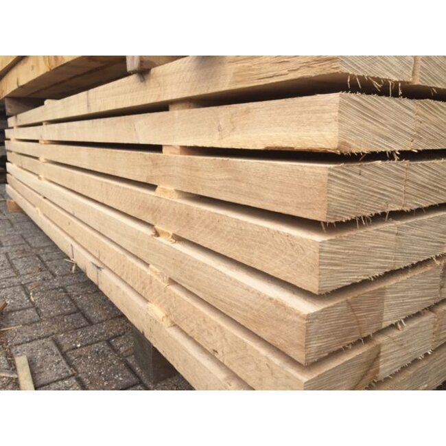 Eiken Regel 50 x 75 mm (5 x 7.5 cm) Fijnbezaagd