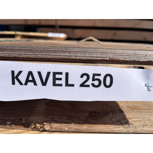 Bundel 250 - Douglas Vellingdeel 4000 mm