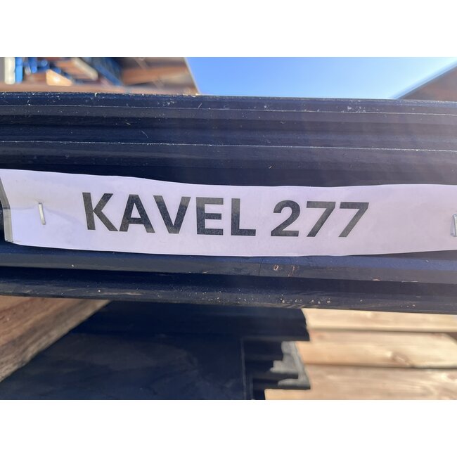 Bundel 277 - Douglas Sponningplank Zwart Gespoten 18-190mm 2500 mm