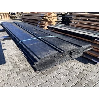 Kavel 277 - Douglas Sponningplank Zwart Gespoten 18-190mm 2500 mm
