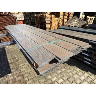 Kavel 320 - Douglas Sponningplank Grafiet Grijs Gespoten 18-190mm 2500 mm
