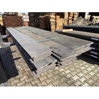 Kavel 321 - Douglas Sponningplank Grafiet Grijs Gespoten 18-190mm 2500 mm