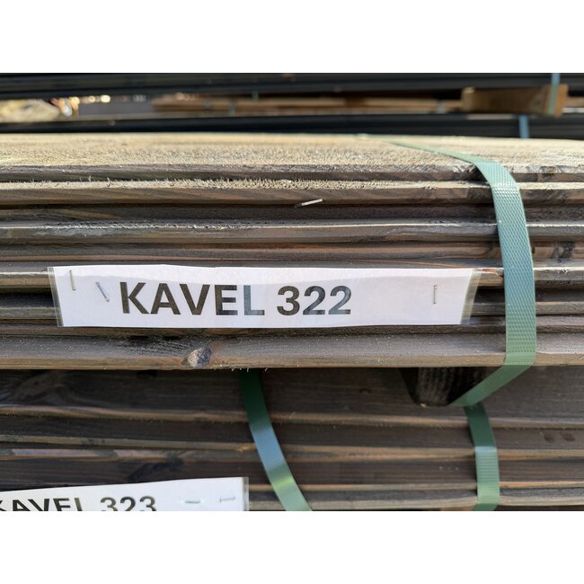 Bundel 322 - Douglas Sponningplank Grafiet Grijs Gespoten 18-190mm 2500 mm