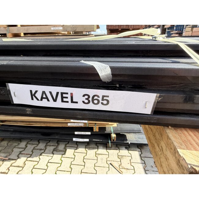 Bundel 365 - Rhombus Triple Profiel Zwart Gespoten 2500 mm